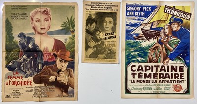 Lot 158 - VINTAGE FOREIGN FILM POSTERS.