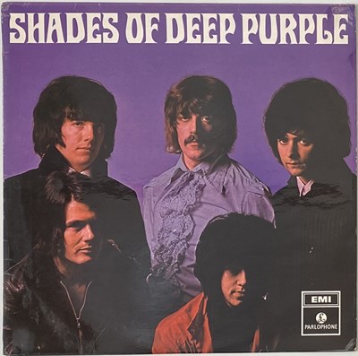 Lot 231 - DEEP PURPLE - SHADES OF DEEP PURPLE LP (ORIGINAL UK COPY - PARLOPHONE PCS 7055 'FACTORY SAMPLE' STICKERED))