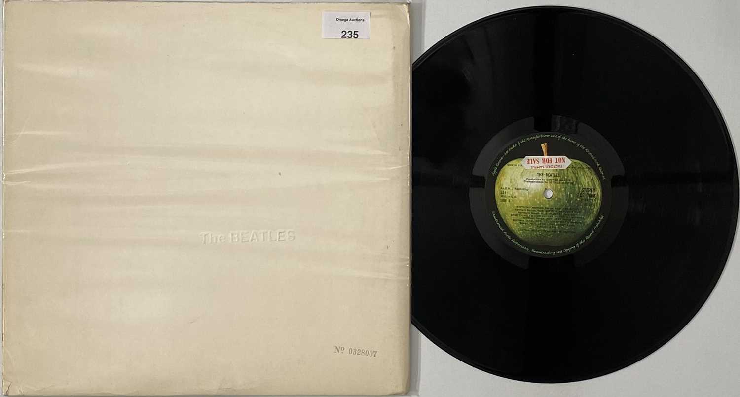 Lot 235 - THE BEATLES - WHITE ALBUM LP (ORIGINAL UK STEREO COPY NUMBER 0328007 - PCS 7067/8 - 'FACTORY SAMPLE' STICKERED).