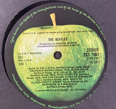 Lot 235 - THE BEATLES - WHITE ALBUM LP (ORIGINAL UK STEREO COPY NUMBER 0328007 - PCS 7067/8 - 'FACTORY SAMPLE' STICKERED).