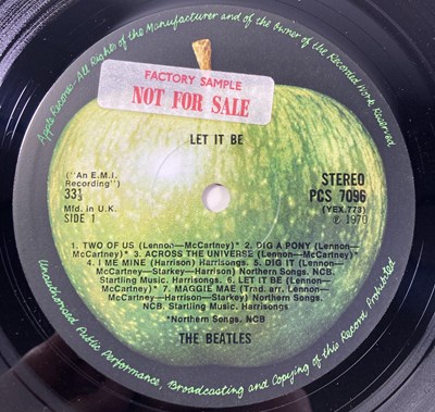 Lot 240 - THE BEATLES - LET IT BE LP (ORIGINAL UK 'PXS 1' SET - 'FACTORY SAMPLE' STICKERED)