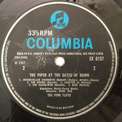 Lot 138 - PINK FLOYD - THE PIPER AT THE GATES OF DAWN LP (ORIGINAL UK MONO COPY - COLUMBIA SX 6157)