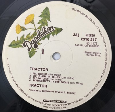 Lot 145 - TRACTOR - TRACTOR LP (UK ORIGINAL - DANDELION 2310 217)