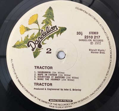 Lot 145 - TRACTOR - TRACTOR LP (UK ORIGINAL - DANDELION 2310 217)