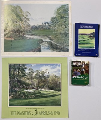 Lot 74 - GOLF INTEREST - SIGNED PRINTS AND BOOKS INC SEVE BALLESTEROS.