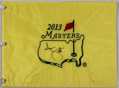 Lot 75 - GOLF MEMORABILIA - FLAGS SIGNED BY CHAMPIONSHIP WINNERS.