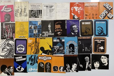 Lot 94 - 1960s JAZZ-RELATED PROGRAMMES AND PRESS RELEASES.