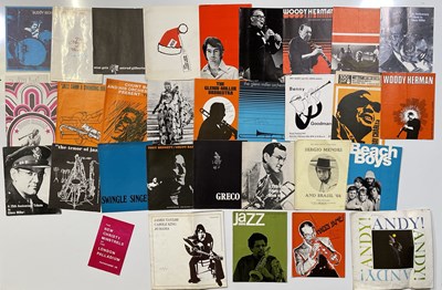 Lot 94 - 1960s JAZZ-RELATED PROGRAMMES AND PRESS RELEASES.