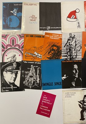 Lot 94 - 1960s JAZZ-RELATED PROGRAMMES AND PRESS RELEASES.