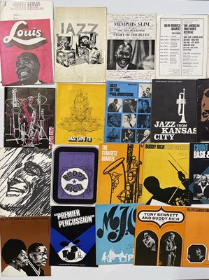 Lot 94 - 1960s JAZZ-RELATED PROGRAMMES AND PRESS RELEASES.