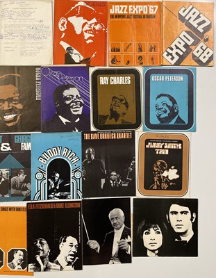 Lot 94 - 1960s JAZZ-RELATED PROGRAMMES AND PRESS RELEASES.