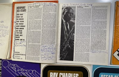 Lot 94 - 1960s JAZZ-RELATED PROGRAMMES AND PRESS RELEASES.