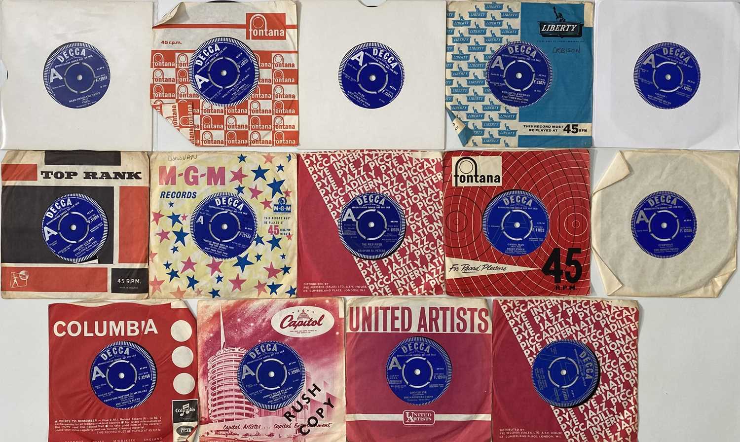 Lot 289 - DECCA - 7" PACK