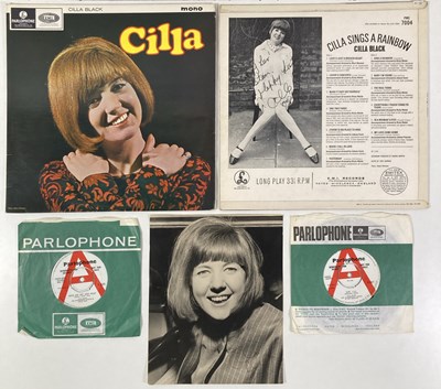 Lot 231 - CILLA BLACK SIGNED ITEMS.