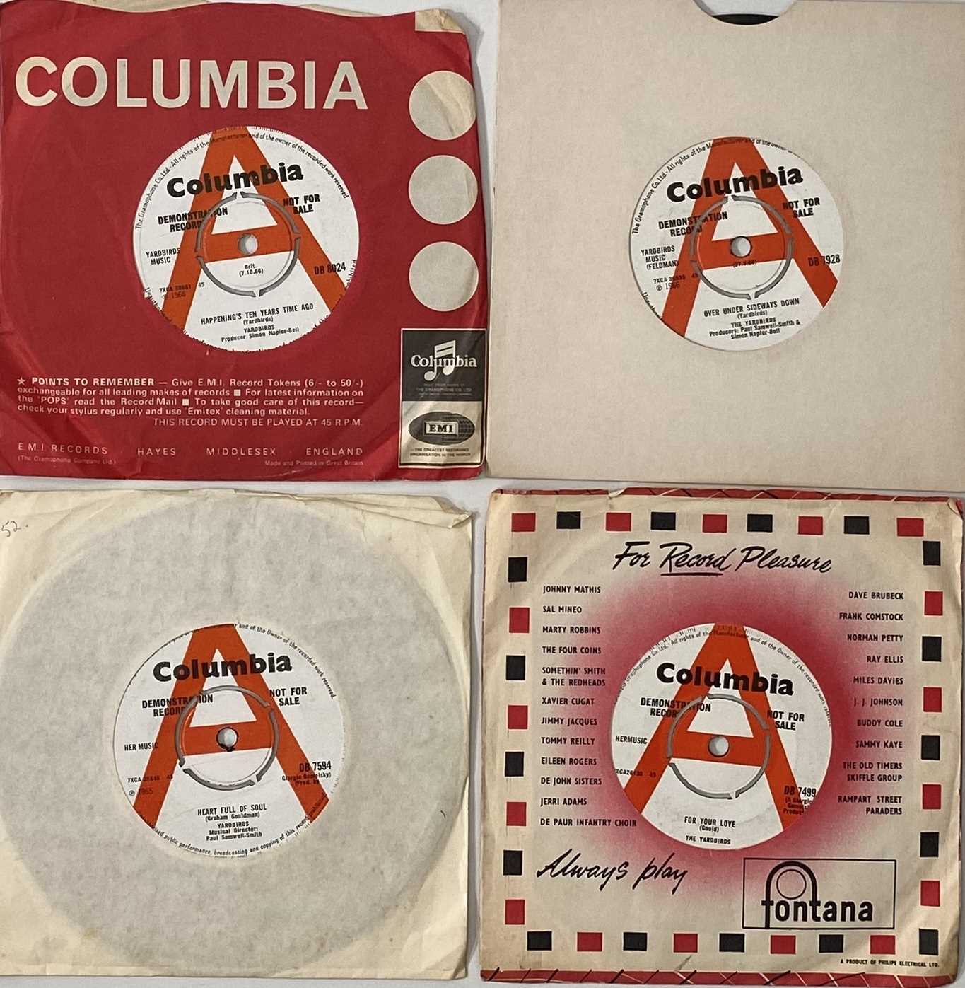 Lot 293 YARDBIRDS 7" PROMOS PACK