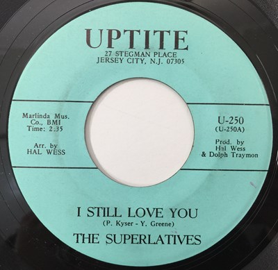 Lot 61 - THE SUPERLATIVES - I STILL LOVE YOU/ WE'RE SO LONELY 7" (US SOUL - NJ LABEL - UPTITE U-250)