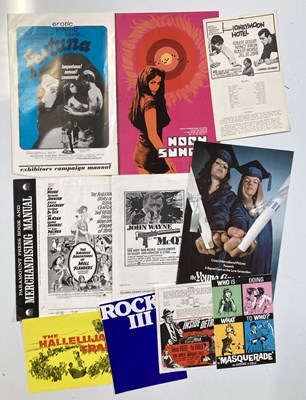 Lot 117 - FILM EPHEMERA - LARGE QUANTITY OF PRESSBOOKS / ADVERTISING MANUALS.