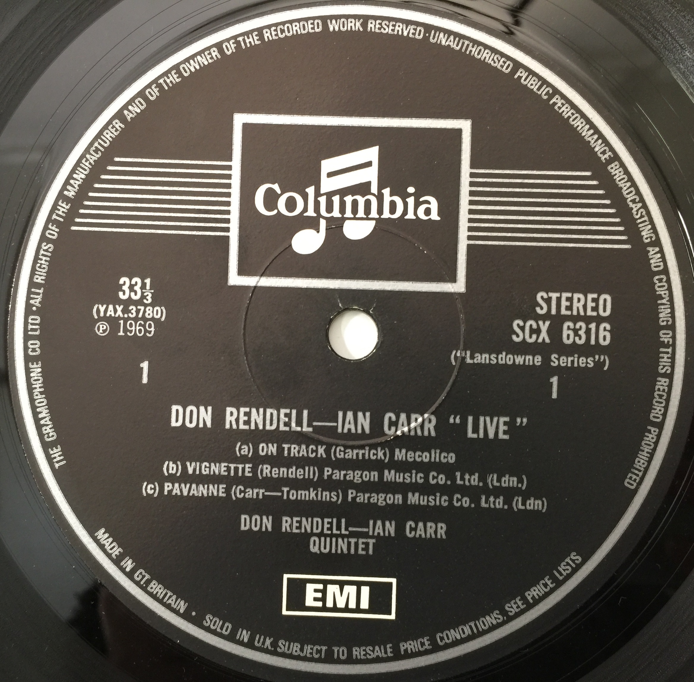 Lot 79 - DON RENDELL & IAN CARR - LIVE LP (UK JAZZ