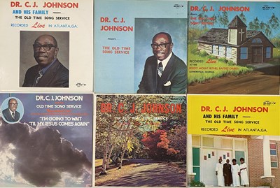 Lot 84 - DR CJ JOHNSON/ GOSPEL & SERMONS LP COLLECTION