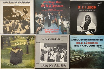 Lot 84 - DR CJ JOHNSON/ GOSPEL & SERMONS LP COLLECTION