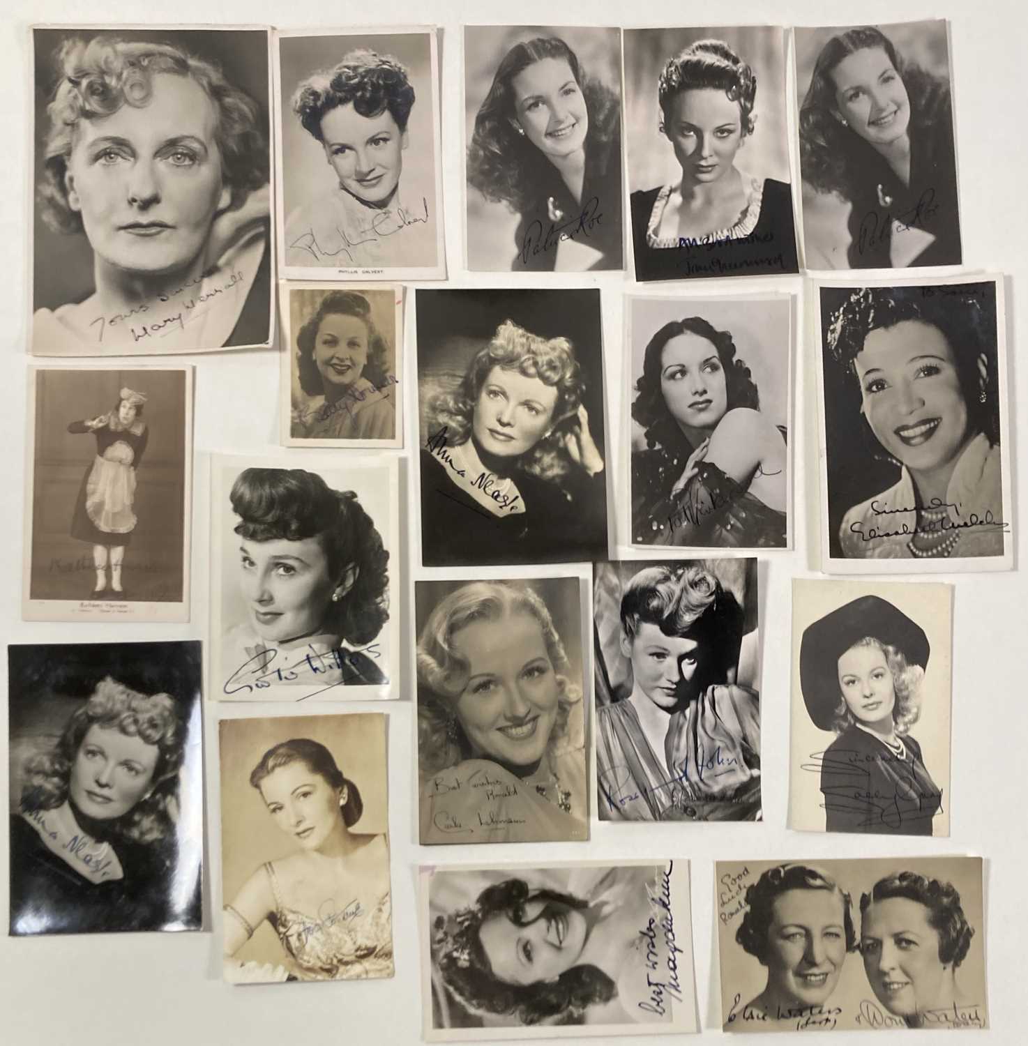 Lot 102 - 20TH C FEMALE STARS OF STAGE AND SCREEN