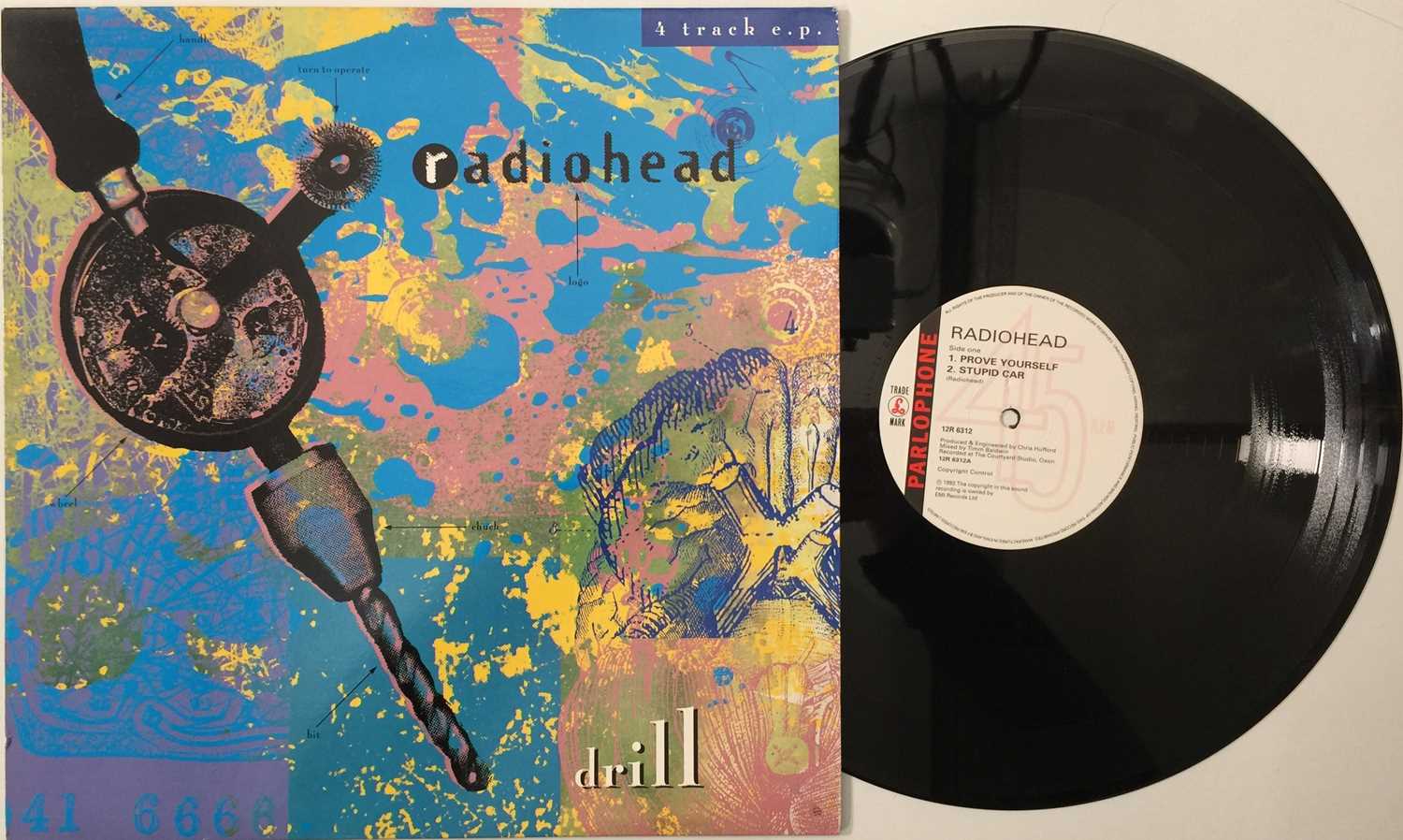 Lot 330 - RADIOHEAD - DRILL EP 12" (UK OG - PARLOPHONE 12R 6312)