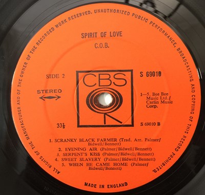 Lot 332 - C.O.B. - SPIRIT OF LOVE LP (ACID-FOLK - UK CBS S69010)