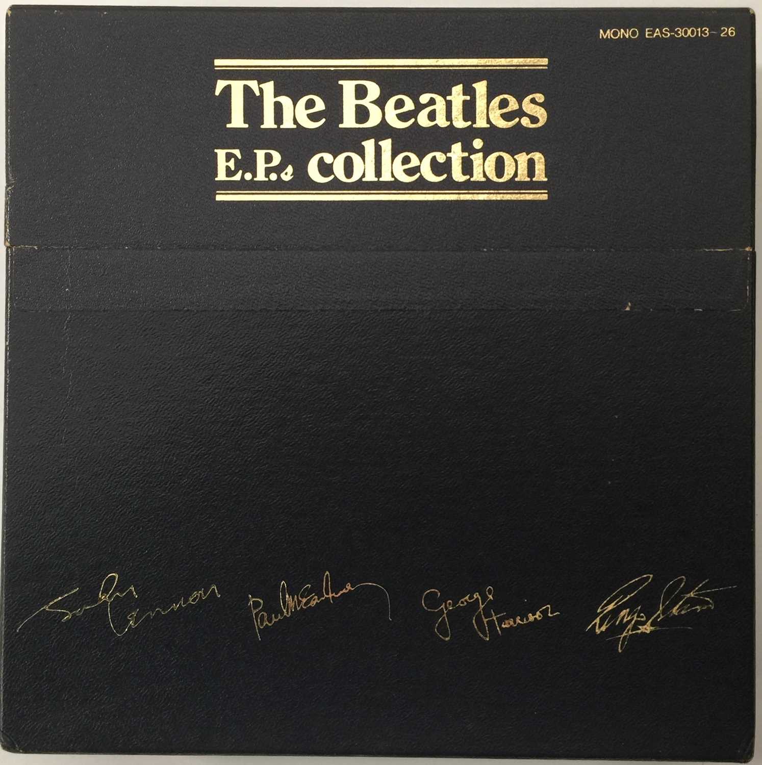 Lot 335 - THE BEATLES - EP COLLECTION 7" BOX SET (JAPANESE RED VINYL - ODEON EAS30013 - 26)