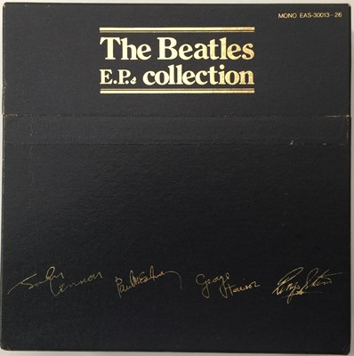 Lot 335 - THE BEATLES - EP COLLECTION 7" BOX SET (JAPANESE RED VINYL - ODEON EAS30013 - 26)