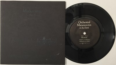 Lot 257 - ORCHESTRAL MANOEUVRES IN THE DARK - ELECTRICITY 7" (ORIGINAL UK 'BRAILLE' SLEEVE COPY - FACTORY FAC 6)