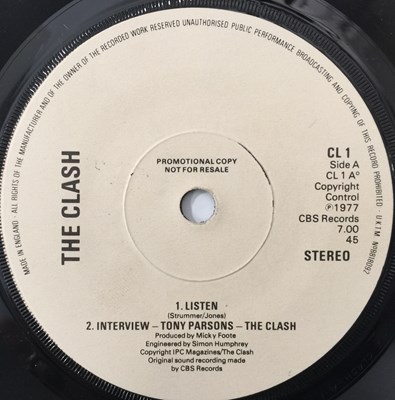 Lot 258 - THE CLASH - CAPITAL RADIO EP (ORIGINAL UK PROMO - CBS CL 1)