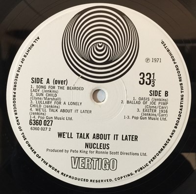 Lot 675 - Ian Carr/Nucleus - We'll Talk About It Later LP (Vertigo Swirl - 6360 027)