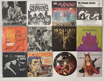 Lot 304 - MONOMEN / THE MUMMIES / PHANTOM SURFERS - 7" PACK