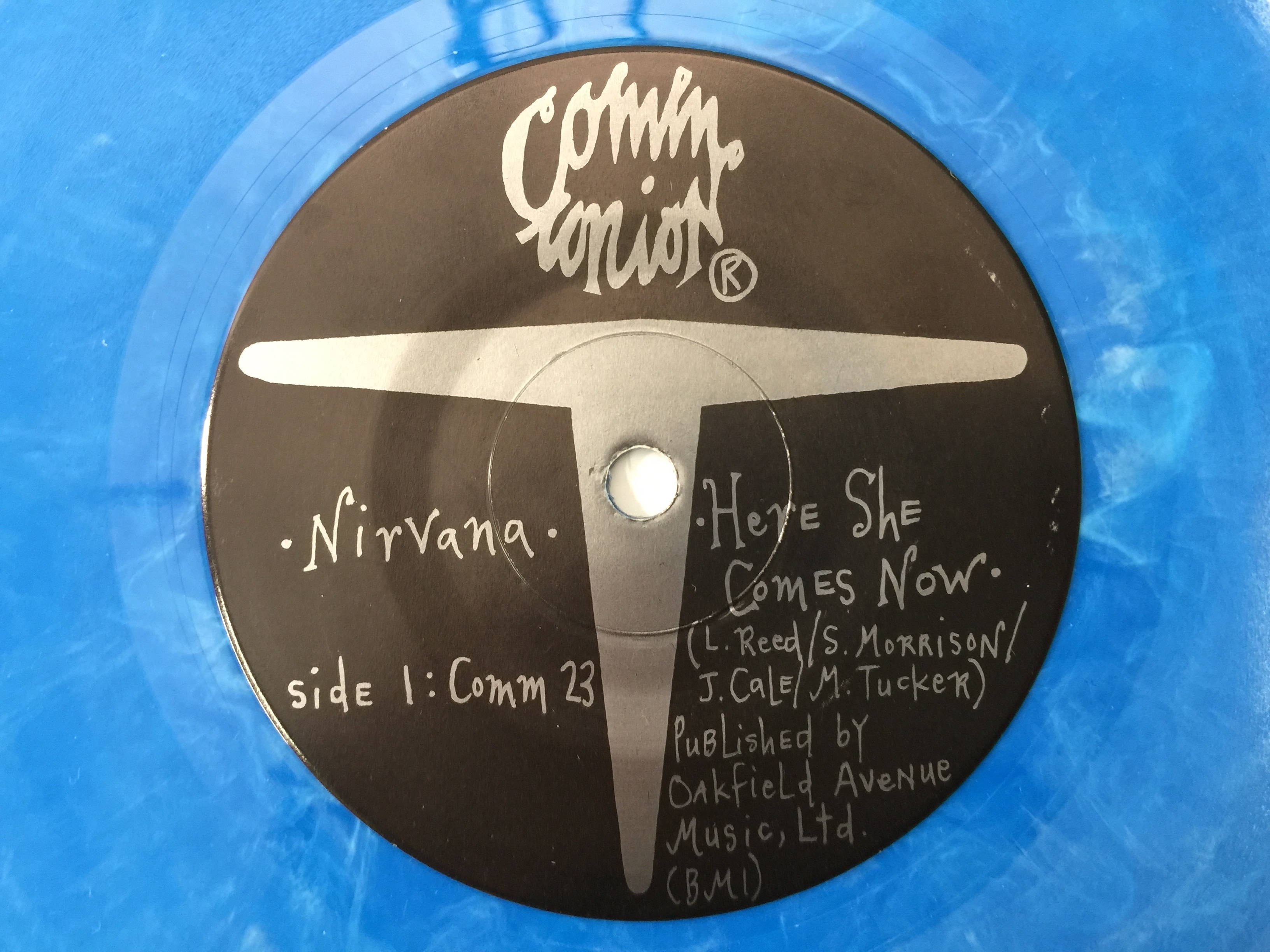 【美品】 Nirvana / The Melvins & Buzzo 7EP Nirvana / The Melvins & Buzzo ‎– Here She Comes Now black