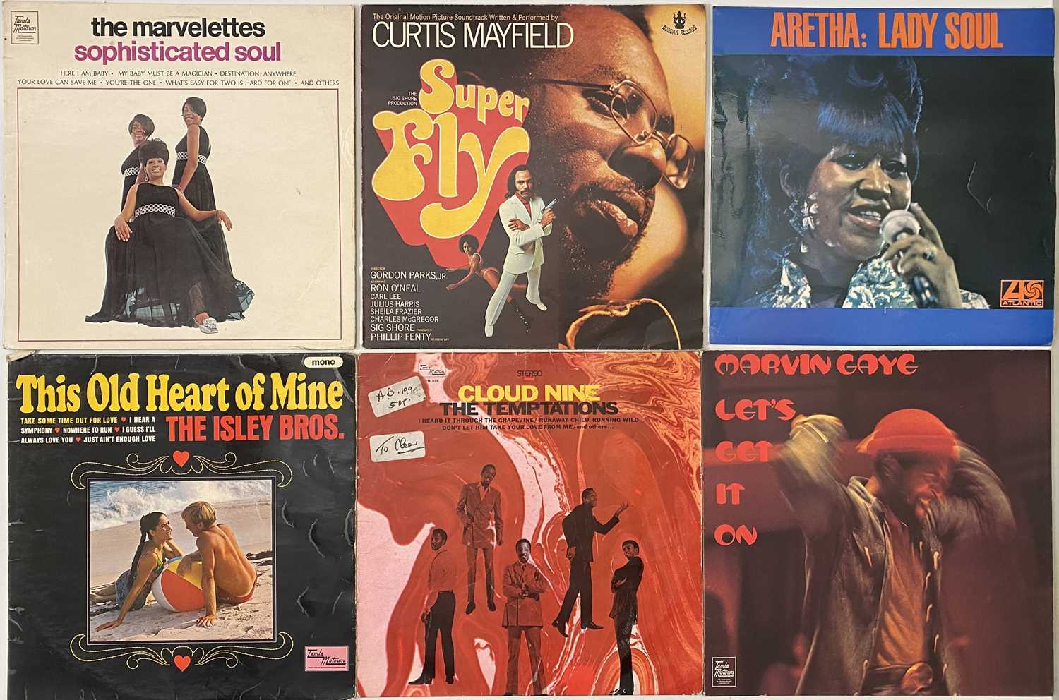 Lot 107 - CLASSIC SOUL & MOTOWN - LPs