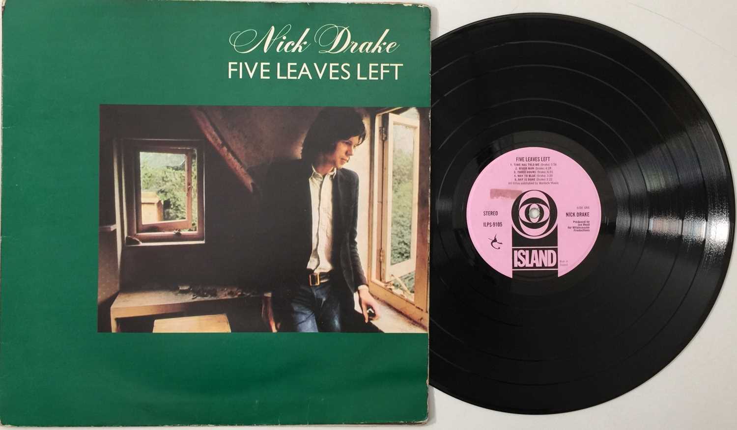 Lot 352 - NICK DRAKE - FIVE LEAVES LEFT LP (ORIGINAL UK PRESSING - ISLAND ILPS 9105)