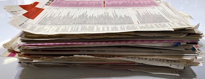 Lot 90 - MUSIC WEEK CHART SHEETS.