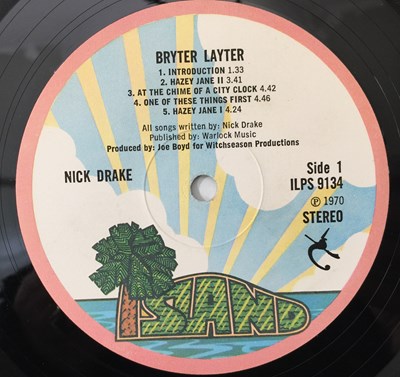 Lot 353 - NICK DRAKE - BRYTER LAYTER LP (ORIGINAL UK COPY - ISLAND ILPS 9134)