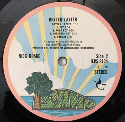 Lot 353 - NICK DRAKE - BRYTER LAYTER LP (ORIGINAL UK COPY - ISLAND ILPS 9134)