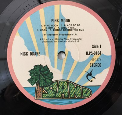 Lot 354 - NICK DRAKE - PINK MOON LP (ORIGINAL UK COPY - ISLAND ILPS 9184)