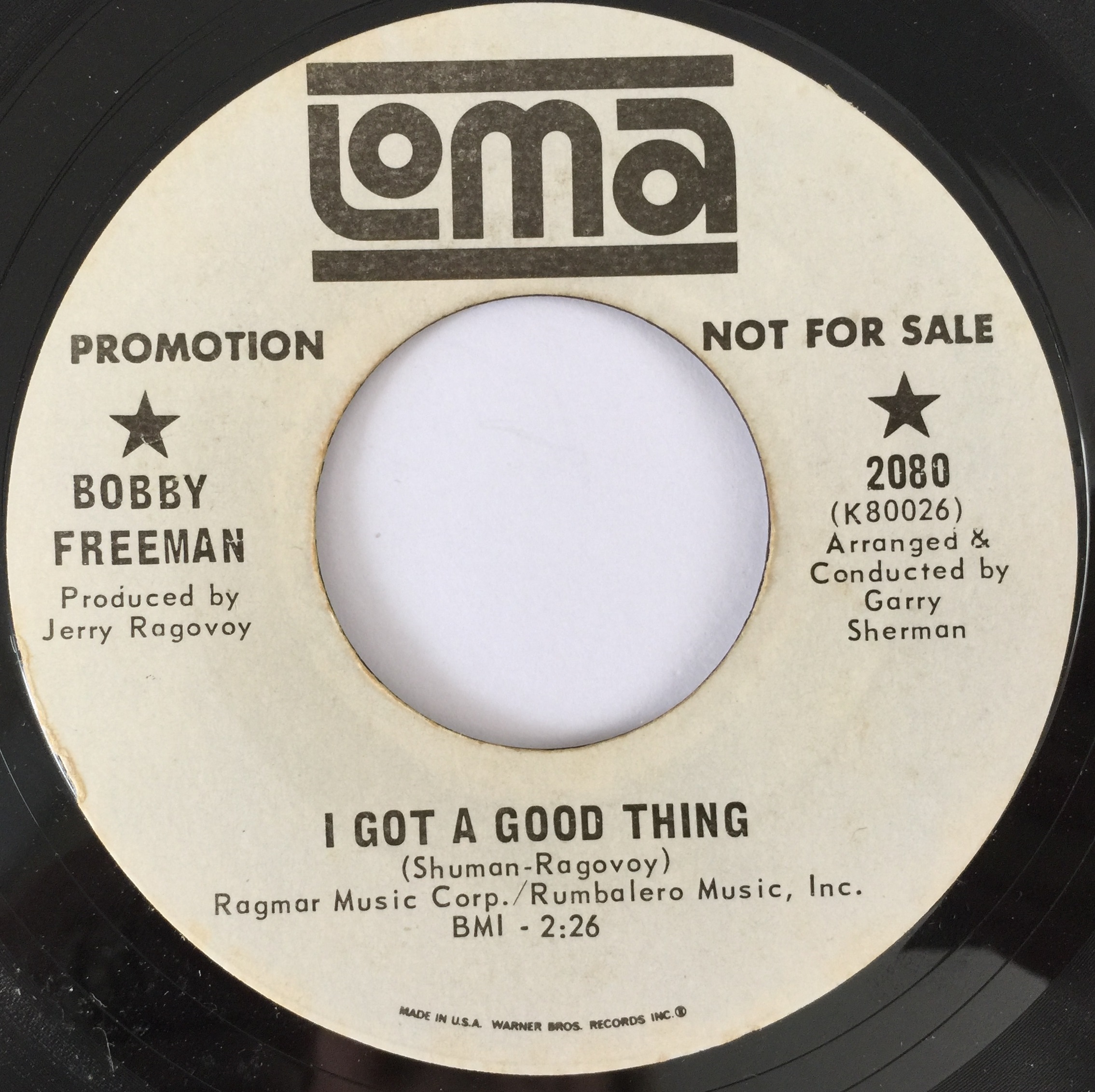 Lot 2 - BOBBY FREEMAN - LIES/ I GOT A GOOD THING 7