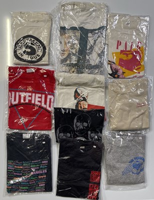 Lot 330 - 10 ASSORTED MUSIC T-SHIRTS, CIRCA 1980 - PYSCHIC TV / BANGLES / JOHN LENNON.