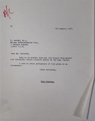 Lot 51 - THE AMEN CORNER - CORRESPONDENCE C 1960S.