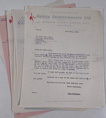 Lot 51 - THE AMEN CORNER - CORRESPONDENCE C 1960S.