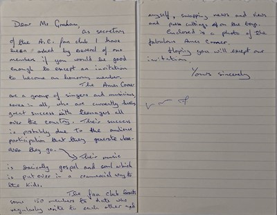Lot 51 - THE AMEN CORNER - CORRESPONDENCE C 1960S.