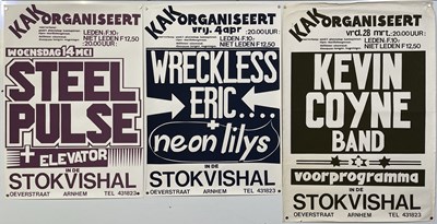 Lot 132 - DUTCH CONCERT POSTERS C 1980 INC JOHN CALE / STEEL PULSE ETC.