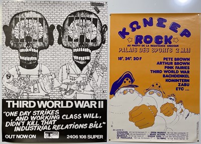 Lot 133 - THIRD WORLD / PINK FAIRIES / ARTHUR BROWN ETC - POSTERS C 1970S.