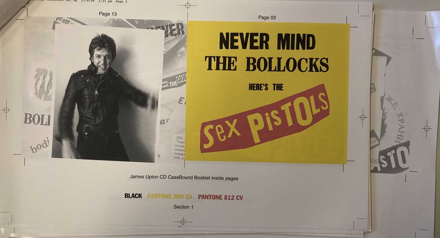 Lot 273 Sex Pistols Artwork Proof Prints