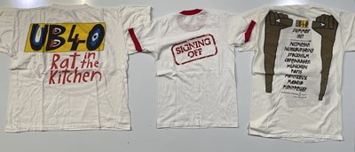 Lot 332 - FIVE ASSORTED 80S/90S REGGAE-RELATED TOUR T-SHIRTS (UB40, ZIGGY MARLEY, LUCKY DUBE).