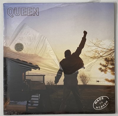 Lot 360 - QUEEN - MADE IN HEAVEN LP (UK OG SEALED - WHITE VINYL - PARLOPHONE PCSD 167)